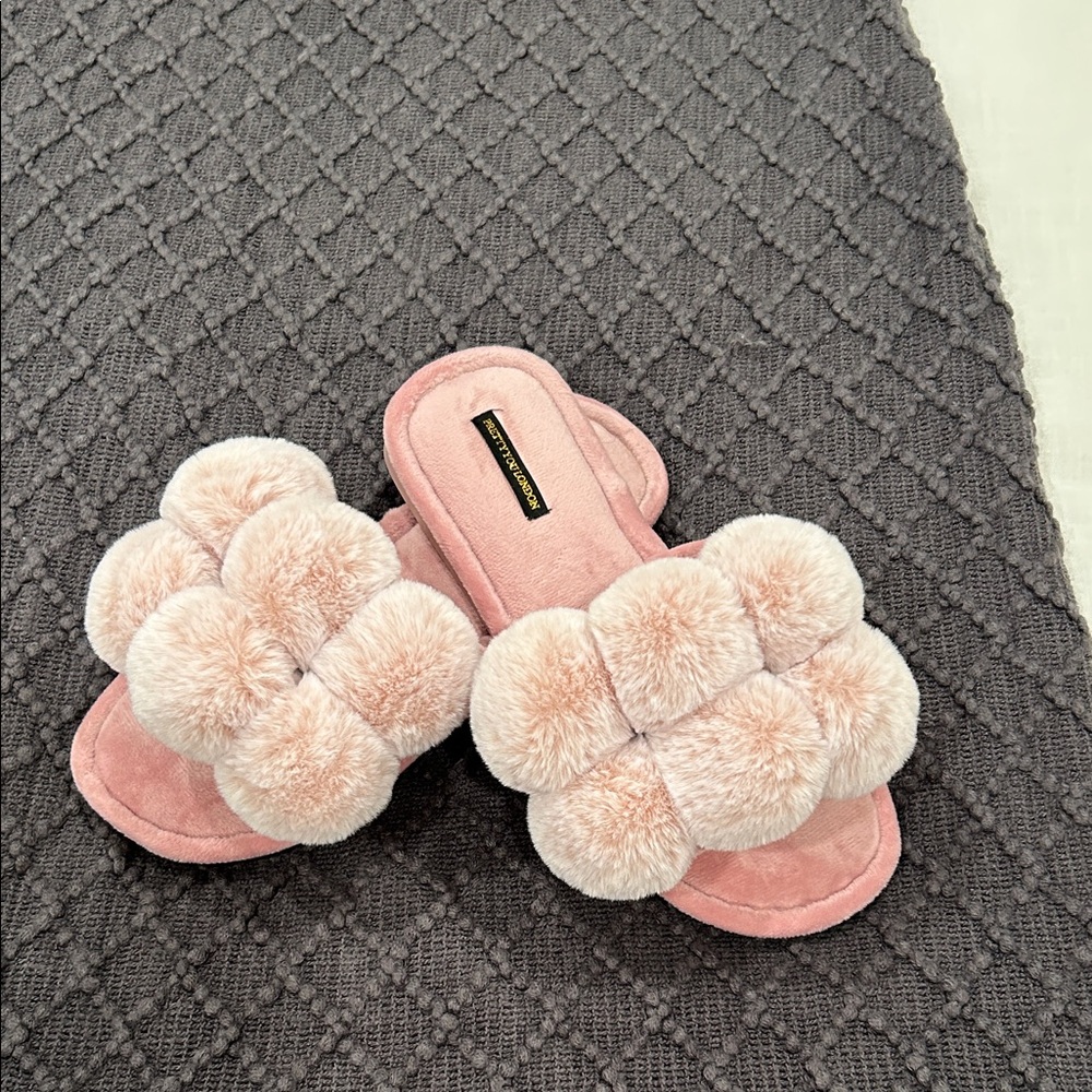 Cozy Pink Fur Slippers